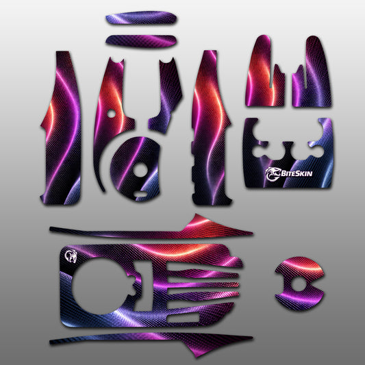 BiteSkin RX Neon Pulse Skin for Fox RX Receiver