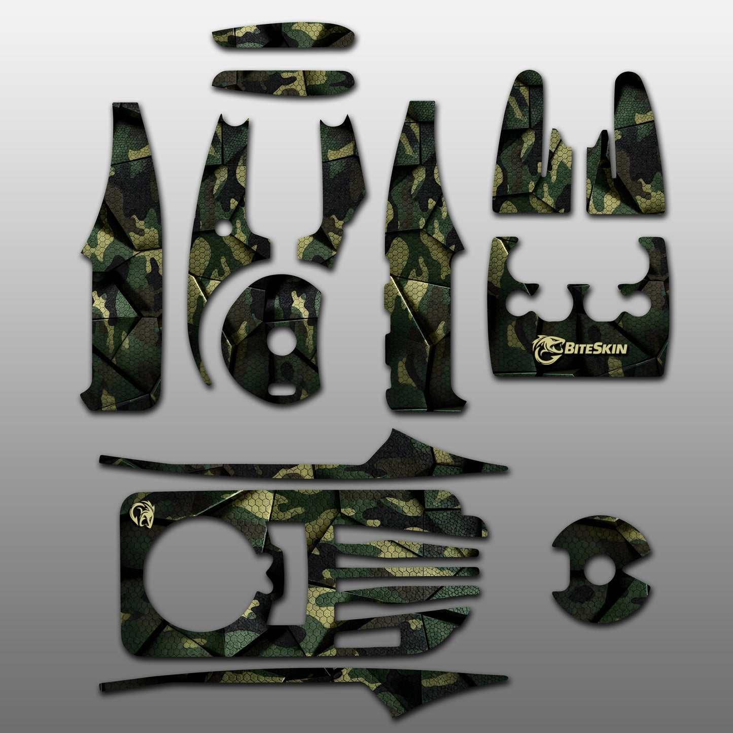 BiteSkin RX Viper Camo Skin for Fox RX Receiver
